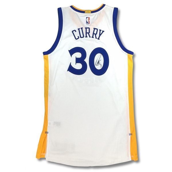 stephen curry game worn jersey