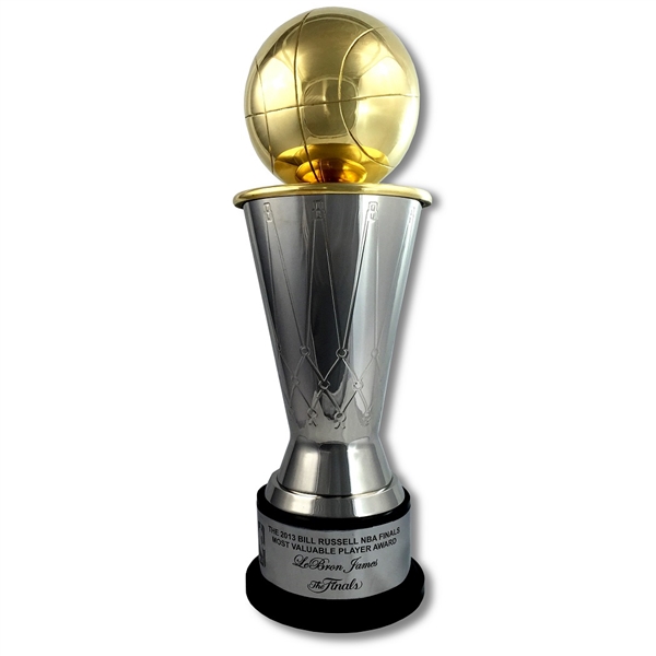 Lebron James 2013 Bill Russell NBA Finals MVP Award - Premium Full Size Replica Trophy