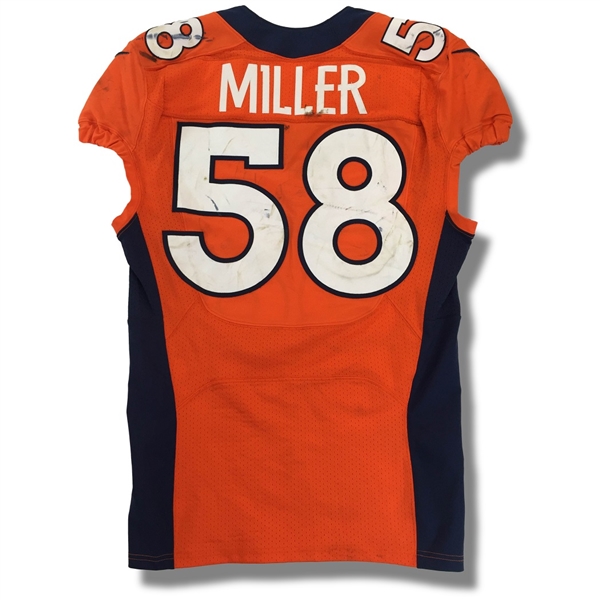 von miller game worn jersey