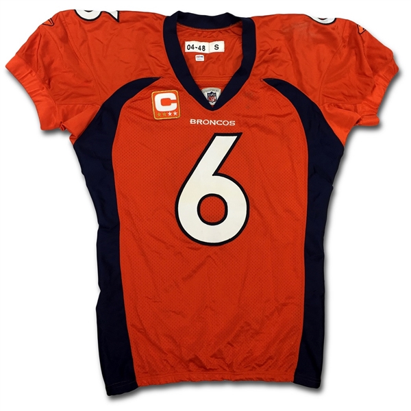 Jay Cutler 2008 Denver Broncos Game Used Alternate Jersey (Photomatch, NFL/PSA COA)