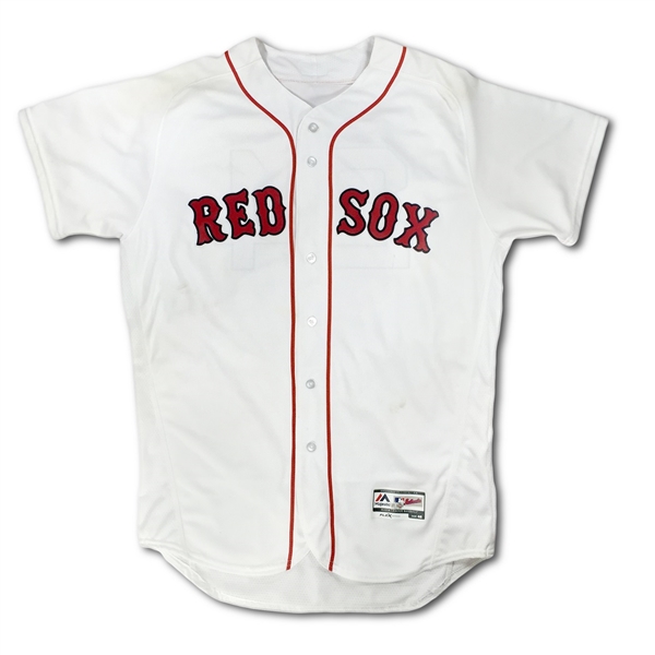 David Price 8/27/2016 Boston Red Sox Game Used Jersey - 13th Win of the Season (MLB Auth)
