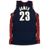 LeBron James 2006-07 Game Used Cleveland Cavaliers Road Jersey (Good Use, Miedema LOA)