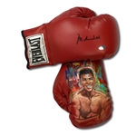 Muhammad Ali Signed Everlast Hand Painted Art Boxing Gloves (Steiner Holo, JSA LOA)