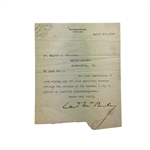 President William McKinley Signed Typed Letter April 4th 1896 - 25th President (JSA LOA)
