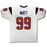 JJ Watt Signed Houston Texans Road White Jersey (JSA)