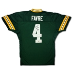 Brett Favre 2002 Green Bay Packers Game Used & Signed Home Jersey (Favre LOA & PSA)