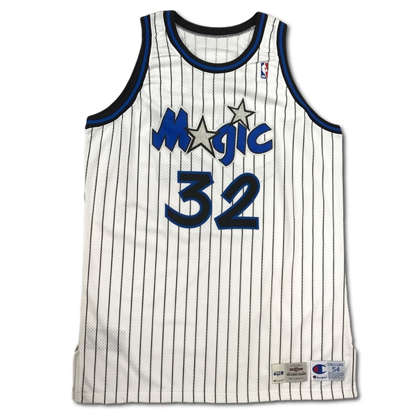 Shaquille ONeal 1994-95 Orlando Magic Game Used Home Jersey - NBA Scoring Champion (GF LOA)