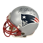 Wes Welker 2008 New England Patriots Game Used & Signed Helmet - Photo Matched to 5 Games! (RGU LOA)