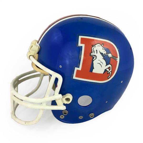 John Elway 1983 Rookie Era Denver Broncos Game Used Helmet - Perfect Style Match (Lampson LOA)