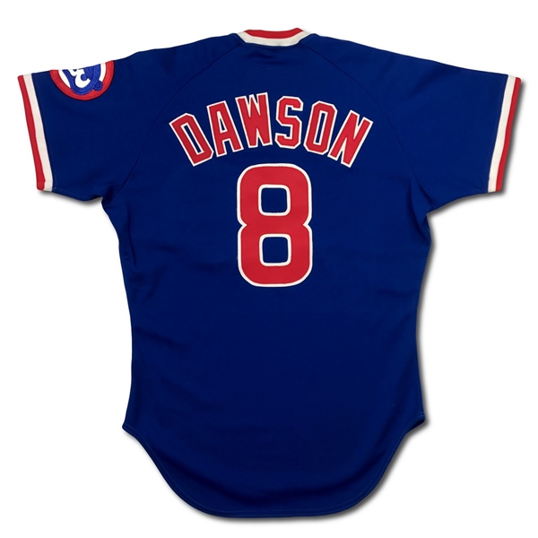 Andre Dawson 1987 Chicago Cubs Game Used Jersey 