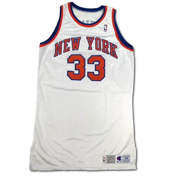 Patrick Ewing 1992-93 New York Knicks Game Used Home Jersey (HA LOA)