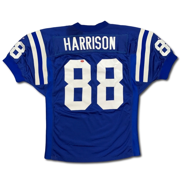 Marvin Harrison 1998 Indianapolis Colts Game Used Home Jersey (MEARS)