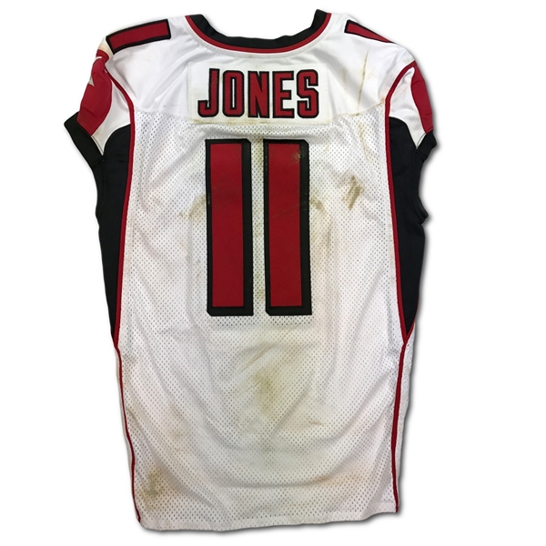 Julio Jones 9/18/2016 Atlanta Falcons Game Used Jersey - 106 Yards, 1 TD - Photo Matched (RGU,Jones LOA)