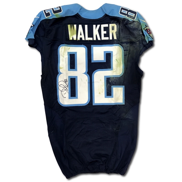 Delanie Walker 11/13/2016 Tennessee Titans Game Used & Signed Jersey - Photo Matched (NFL/PSA,RGU LOA)