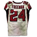 Devonta Freeman 12/6/2015 Atlanta Falcons Game Used Jersey - 50th Patch, Photo Matched (Falcons,RGU LOA)