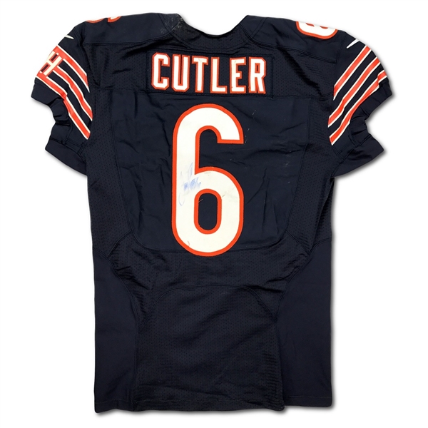 Jay Cutler 12/13/2015 Chicago Bears Game Used & Signed Jersey - 315yds, 2TDs - Photo Matched (RGU LOA)