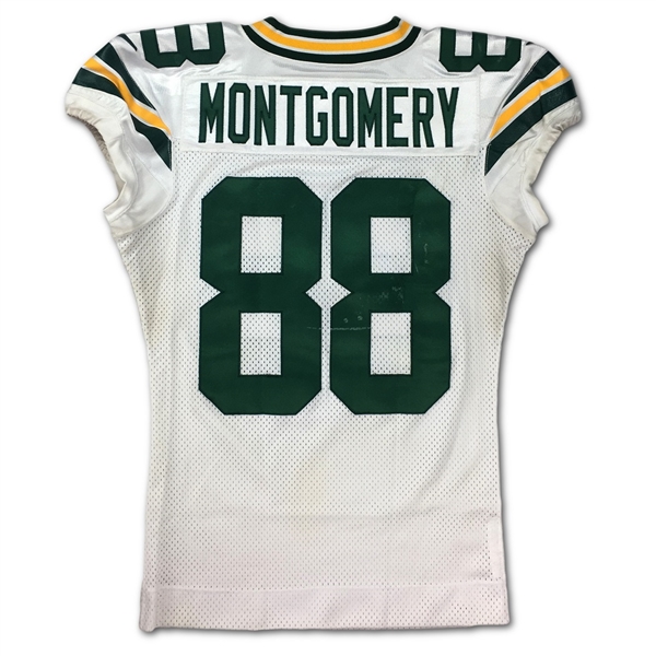 Ty Montgomery 10/4/2015 Green Bay Packers Game Used Jersey - Photo Matched, Unwashed (RGU,NFL/PSA)