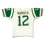 Joe Namath 1970-73 New York Jets Game Worn Road Jersey - Repairs (MEARS A7)