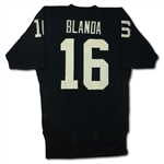 George Blanda 1974-75 Oakland Raiders Game Used Home Jersey (Miedema LOA)