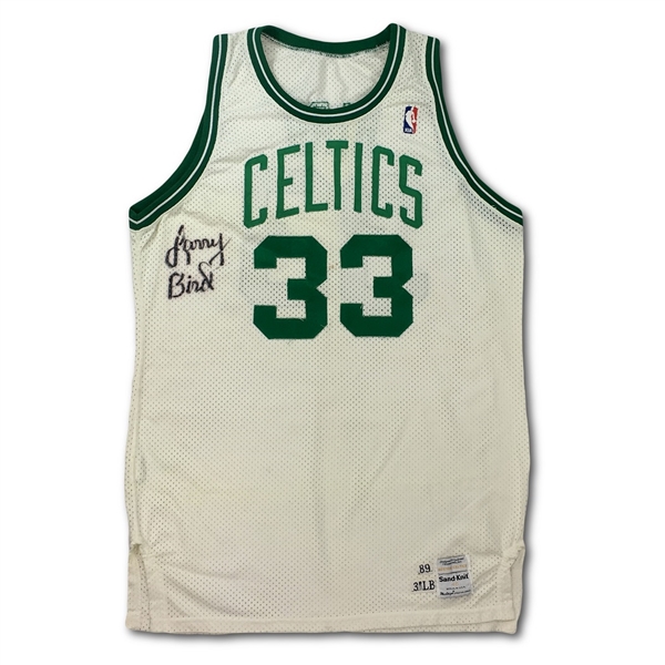 Larry Bird 1991-92 Boston Celtics Game Used Jersey - 5 Photo Matches Including Final NBA Game vs. Magic (RGU LOA)