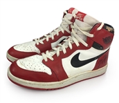 Michael Jordan Circa 1985-86 Game Used Nike Air Jordan I Sneakers - Inconclusive Signature (Lampson LOA)