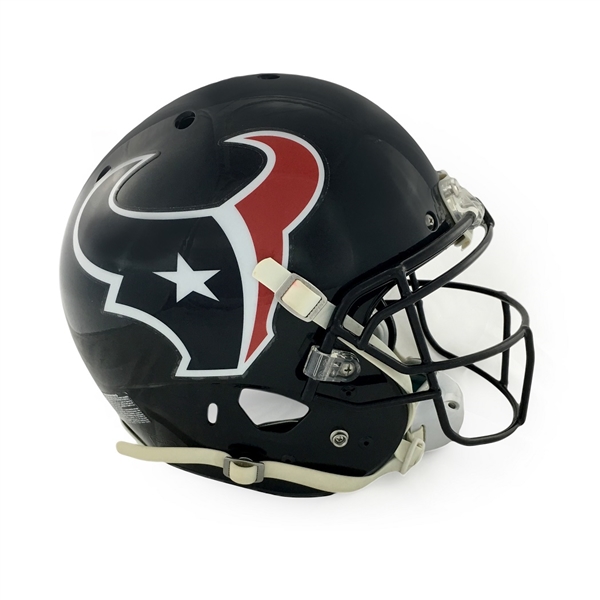 DeAndre Hopkins 1/14/2017 Houston Texans Game Used Helmet - Photo Matched to Playoffs (RGU LOA)