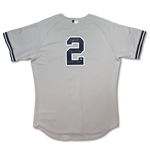 Derek Jeter 2011 New York Yankees Game Used & Signed Road Jersey (MLB Auth,Steiner)