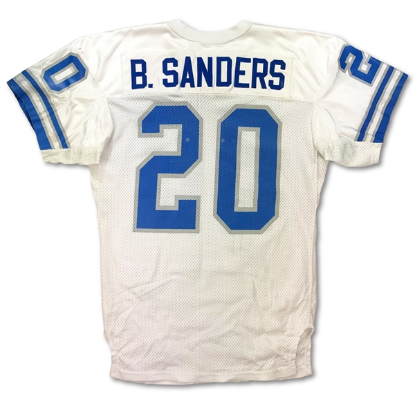Barry Sanders 1994 Detroit Lions Game Used Road Jersey - Photo Matched to 2 Games! (RGU,Lions LOA)