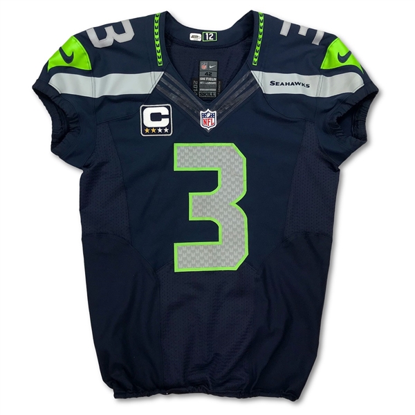 russell wilson game worn jersey