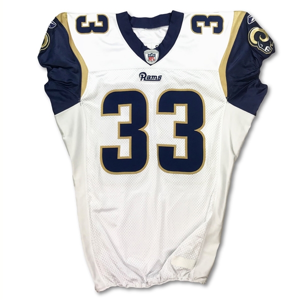 Carnell "Cadillac" Williams 9/19/2011 St. Louis Rams Game Used Road Jersey - 2 Repairs (Rams COA)