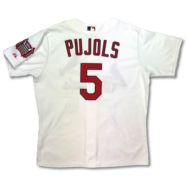 Albert Pujols 2006 St. Louis Cardinals Gamed Used Home Jersey - Inaugural Season Patch (Miedema LOA)