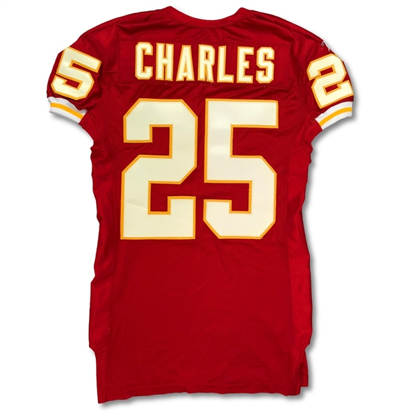 Jamaal Charles, Eric Berry & Will Shields Kansas City Chiefs Team Issued Jersey Lot of 3
