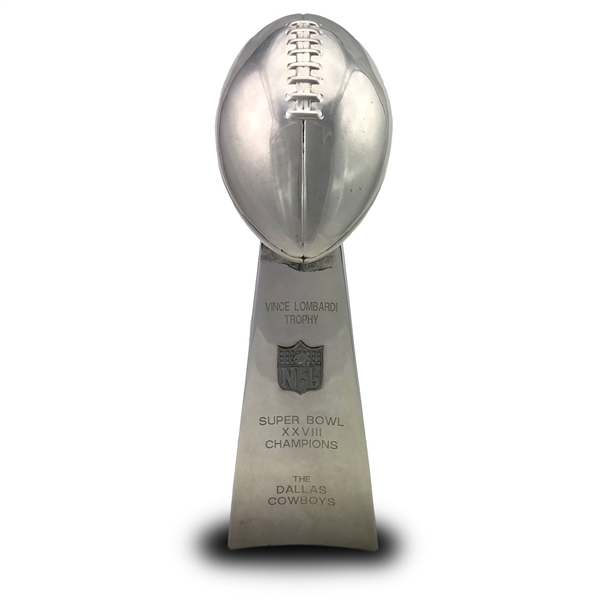 1994 Super Bowl XXVIII Players Lombardi Trophy Presented to Kevin Williams of the Dallas Cowboys (Williams LOA)