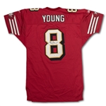 Steve Young 10/12/97 San Francisco 49ers Game Used & Signed Jersey - 3 TDs! Photo Matched! Unwashed (RGU)