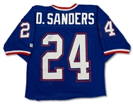Deion Sanders 1993 NFC Pro Bowl Game Used & Signed Jersey - Solid Wear (Family LOA)
