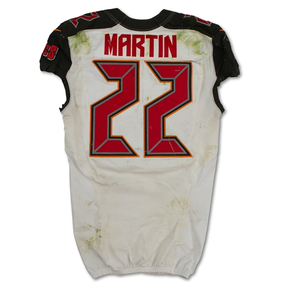 Doug Martin 10/15/2017 Tampa Bay Buccaneers Game Used Jersey - Photo Matched, Unwashed