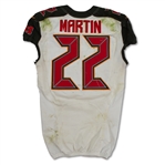 Doug Martin 10/15/2017 Tampa Bay Buccaneers Game Used Jersey - Photo Matched, Unwashed