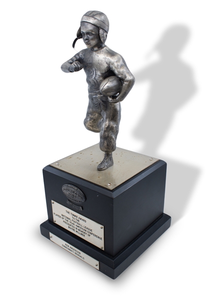 "The Timmie Award" Presented to Ken Anderson as the NFLs AFC Player of the Year - Autographed