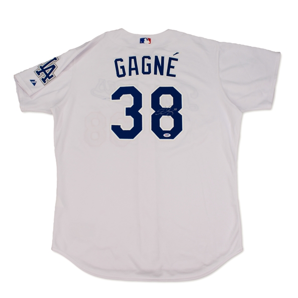Eric Gagne Los Angeles Dodgers Game Used & Signed Jersey (Schneider Collection)