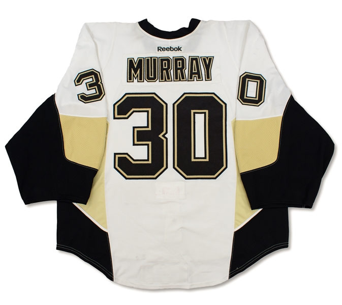 Matt Murray 2015-16 Pittsburgh Penguins Game Used Playoff Jersey - Photo Matched (JerseyTrak, Penguins LOA)