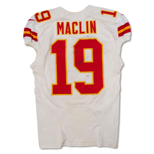 Jeremy Maclin 2015 Kansas City Chiefs Game Used Jersey - Photo Matched