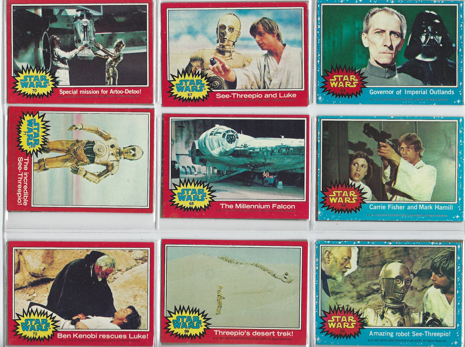 star wars trading card sets