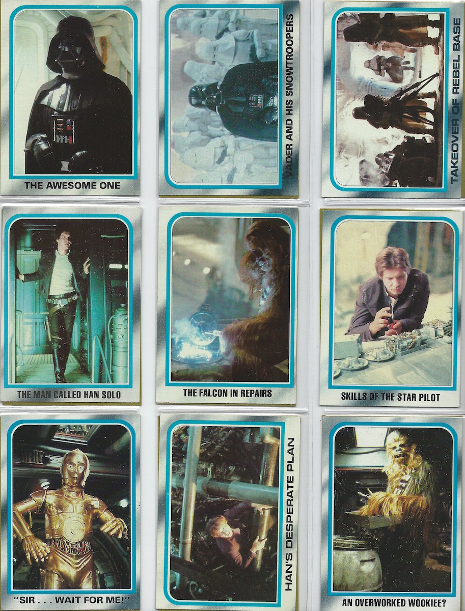 star wars trading card collection