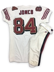 Brent Jones 1997 San Francisco 49ers Game Worn Road Jersey & Home Pants Set