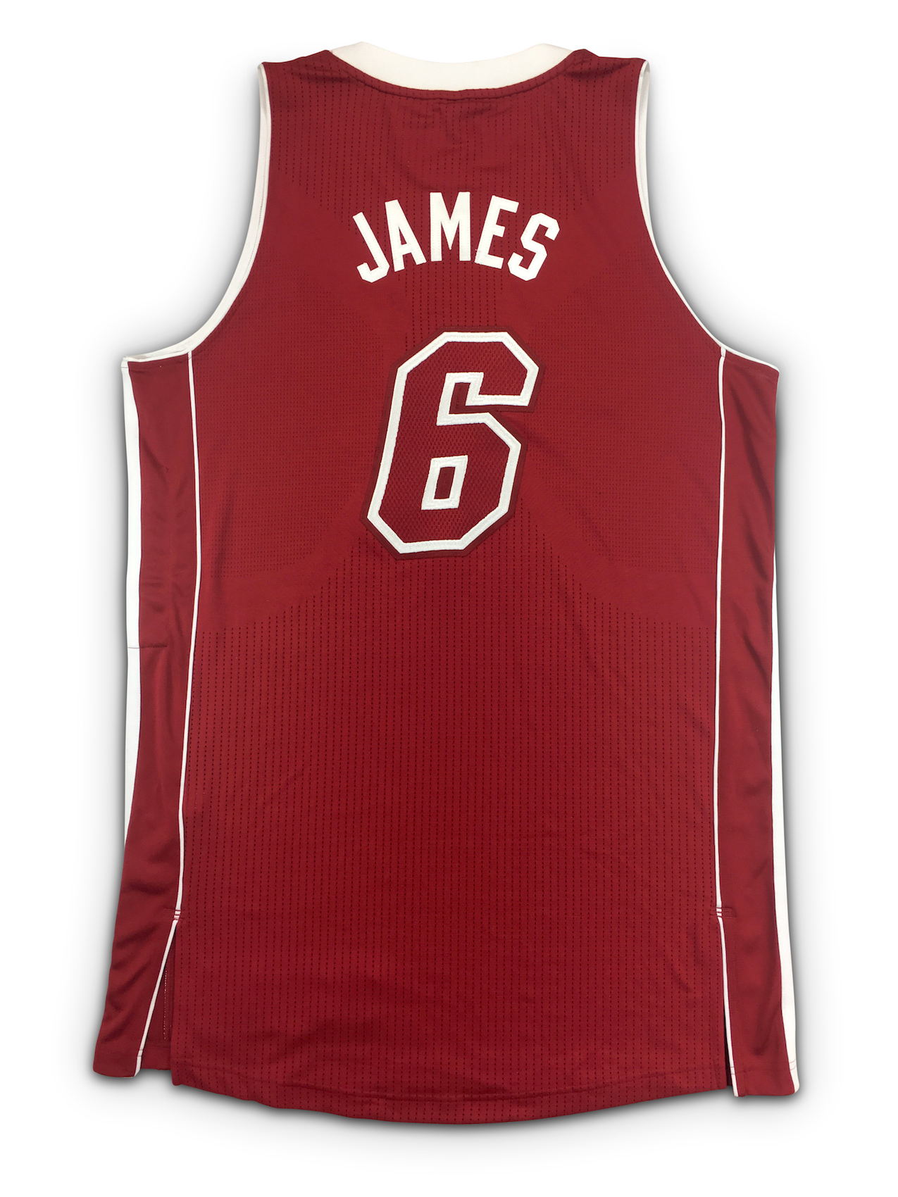 lebron red heat jersey