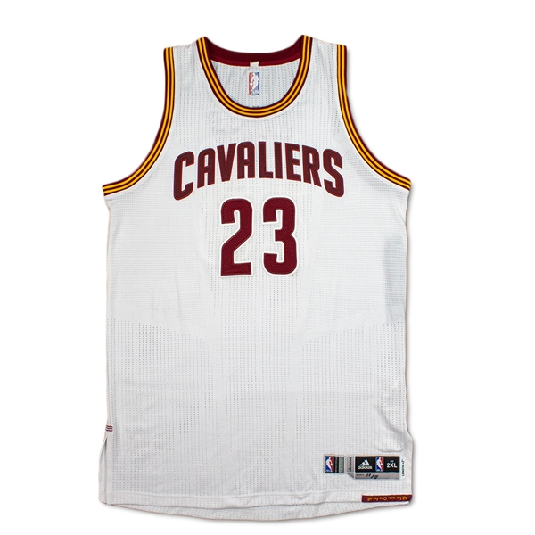 lebron james game used jersey