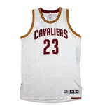 LeBron James Photo Matched 2014-15 Cleveland Cavaliers Game Worn Home Jersey (NBA/Meigray/MEARS A10 LOA)