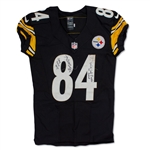 Antonio Brown Photo Matched 1/3/2015 Pittsburgh Steelers Game Worn & Signed Jersey - AFC Wildcard Playoff Game (JSA/MEARS A10)