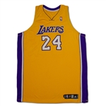 Kobe Bryant 2006-07 Los Angeles Lakers Game Worn & Signed Home Jersey - Solid Wear (MEARS A10/Lakers LOA)