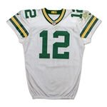 Aaron Rodgers 11/28/2016 Photo Matched Green Bay Packers Game Worn Road Jersey (Fanatics/Meigray LOA)